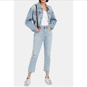 AGOLDE Riley High Rise Organic Cotton Jeans Size 25 B478